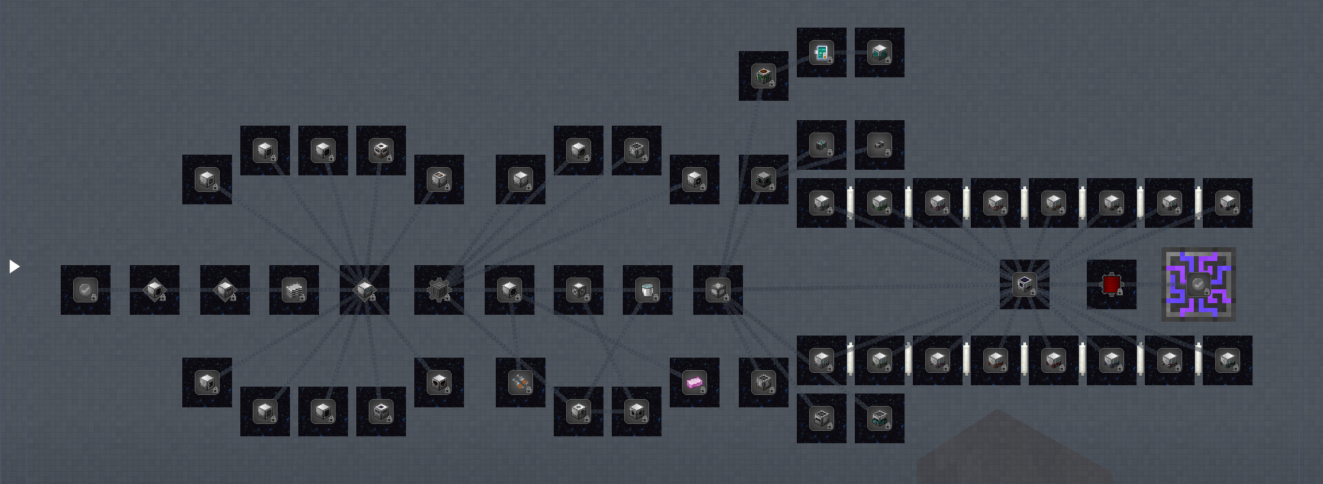 Quest network — chapter progression web