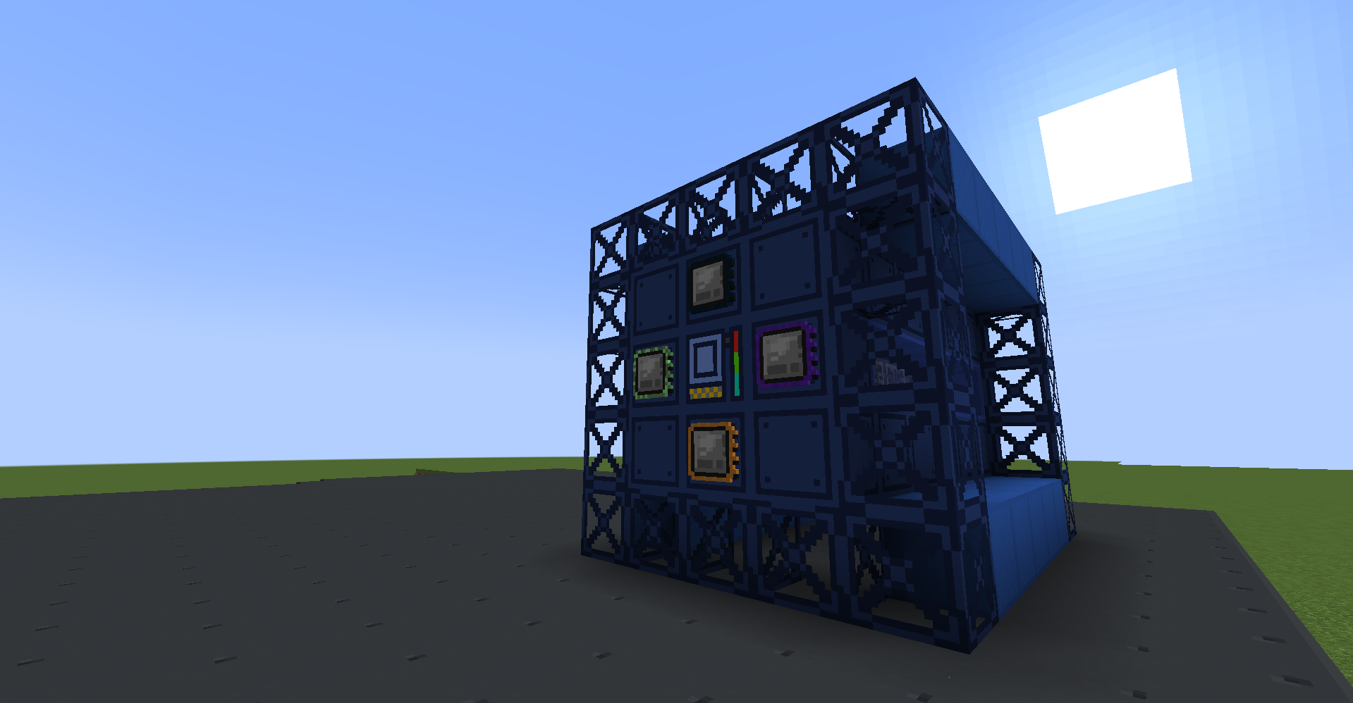 Custom multiblock — modular frame structure